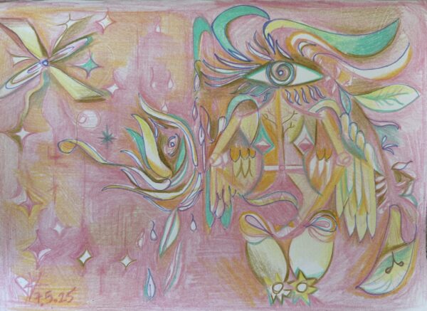 Waxing and Waning Flower Head